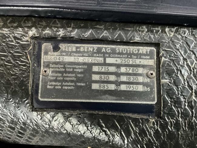 1967 Mercedes-Benz 250 Sl LT569 | Transport | Auto's