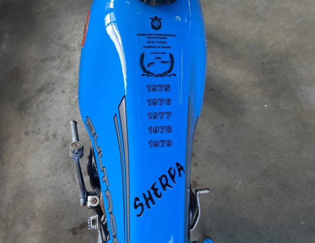 1975 Bultaco Sherpa 350 Trailmotor DV1188 | Transport | Bromfiets / Motor