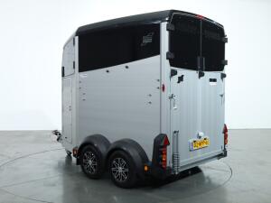 2025 Ifor Williams HBX506 2 paards trailer - Voorlosser RH (zwart)