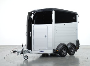 1 Ifor Williams HBX403 Paardentrailer - Voorlosser - Zwart VT777