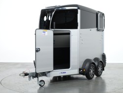 1 Ifor Williams HBX403 Paardentrailer - Voorlosser - Zwart VT777 | Aanhangwagen | Paardentrailer