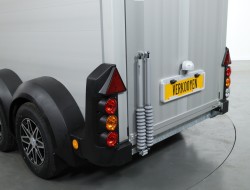 1 Ifor Williams HBX403 Paardentrailer - Voorlosser - Zwart VT777 | Aanhangwagen | Paardentrailer
