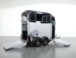 1 Ifor Williams HBX403 Paardentrailer - Voorlosser - Zwart VT777 | Aanhangwagen | Paardentrailer