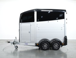 1 Ifor Williams HBX403 Paardentrailer - Voorlosser - Zwart VT777 | Aanhangwagen | Paardentrailer