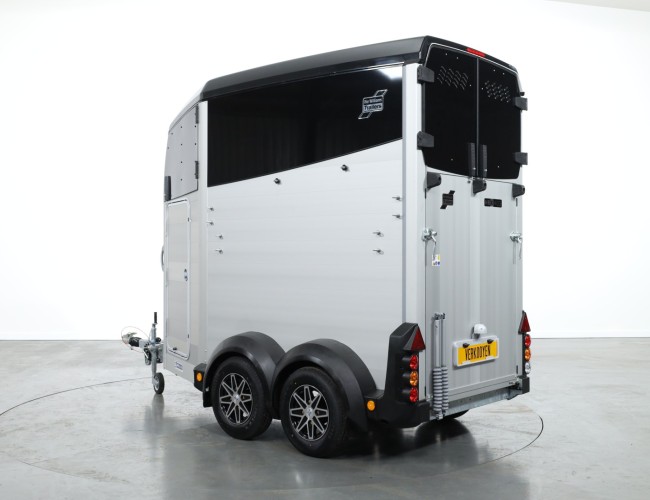 1 Ifor Williams HBX403 Paardentrailer - Voorlosser - Zwart VT777 | Aanhangwagen | Paardentrailer